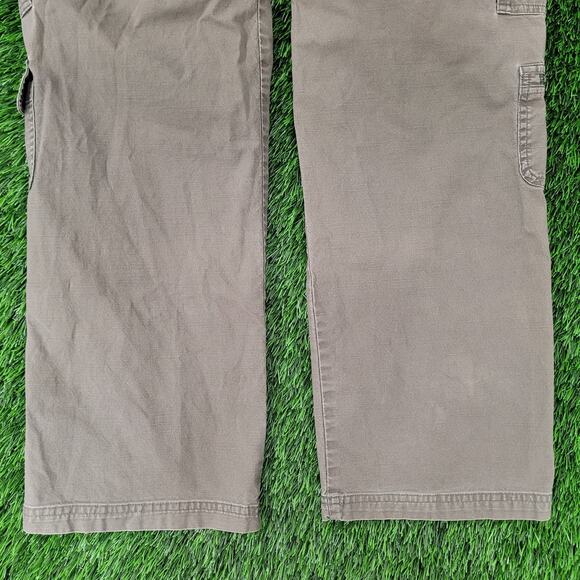 Columbia Utility Cargo Pants Womens 12 34x31 Faded Ripstop Baggy - Picture 10 of 16